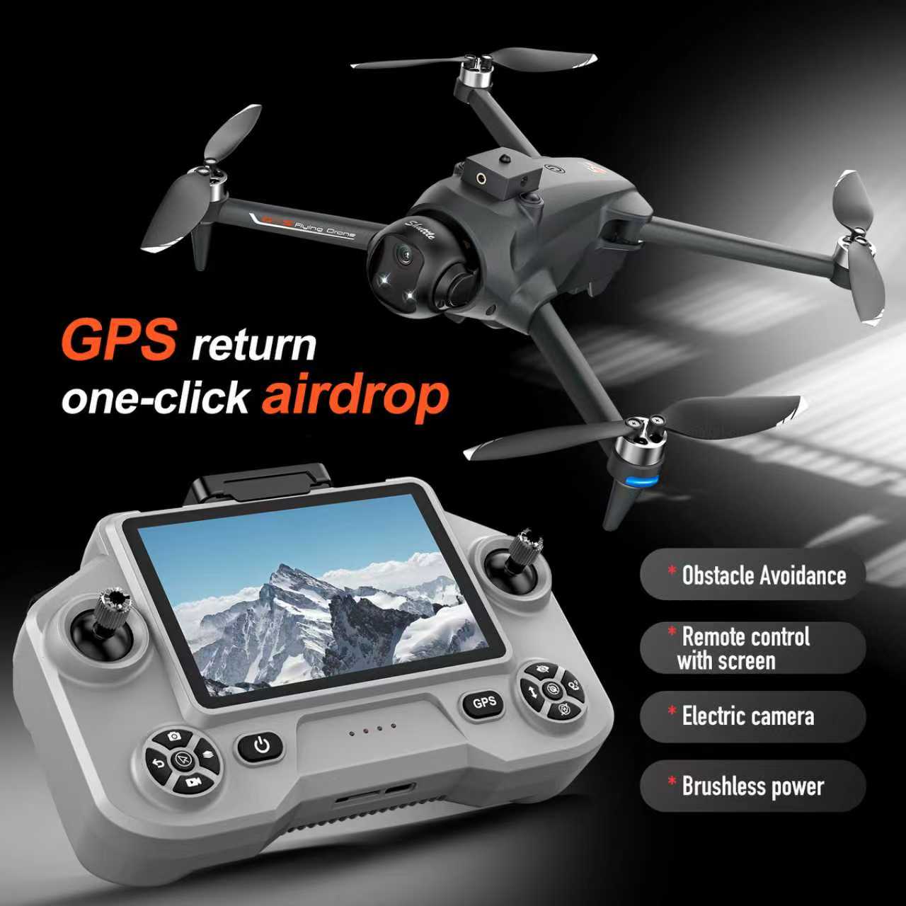 Drone Multispectral - YL059 FPV GPS Quadcopter Drone 8K