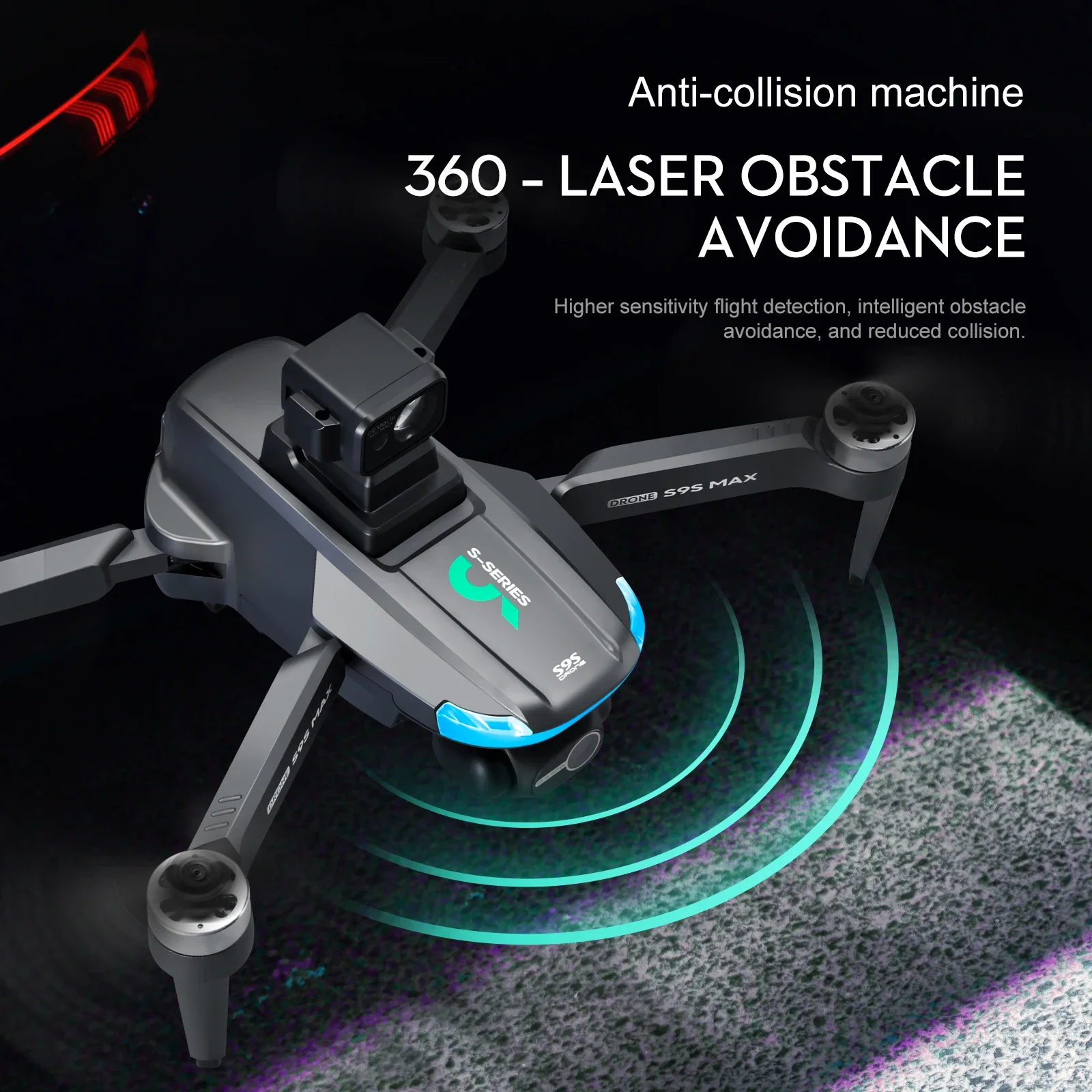 NEW S9S MAX MINI Drone 4K 2-Ax - Drone Aerial Photography ulasan dan harga