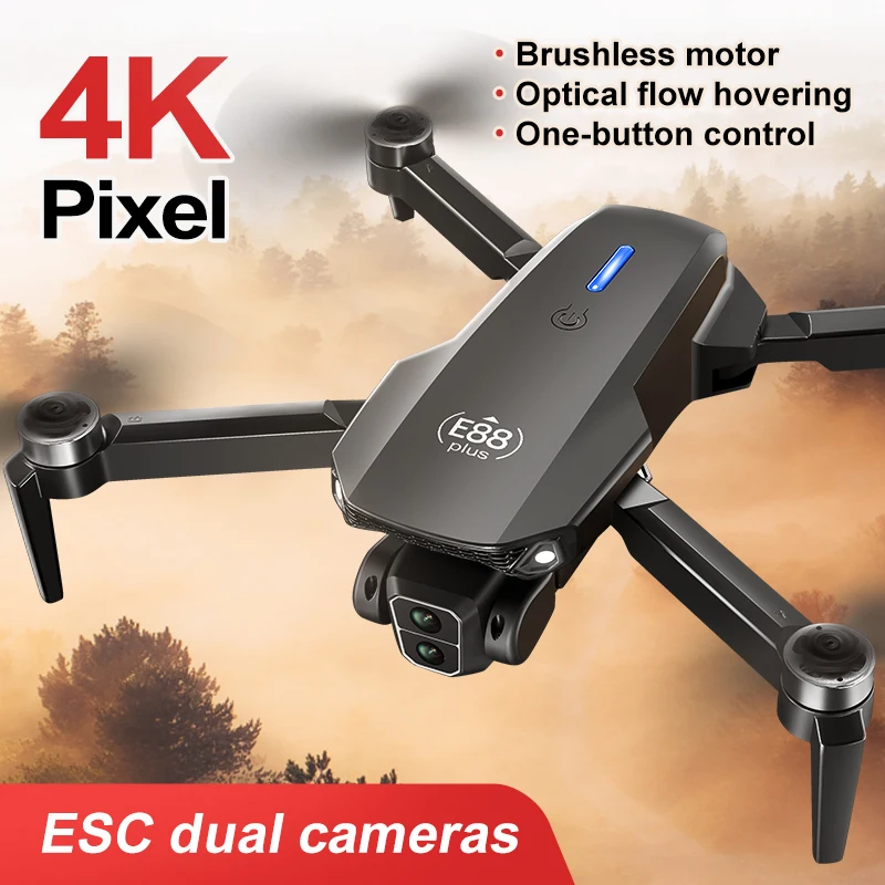 New E88 Plus Quadcopter Drone: - Drone Aerial Photography ulasan dan harga