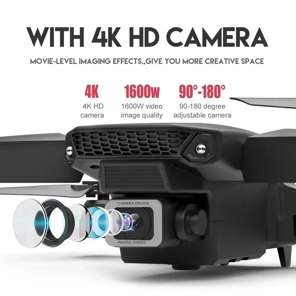 E88 Pro WIFI FPV Drone Wide An - Drone Aerial Photography ulasan dan harga