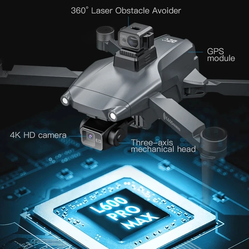 L600 PRO MAX GPS Drone Profess - Drone Surveying ulasan dan harga