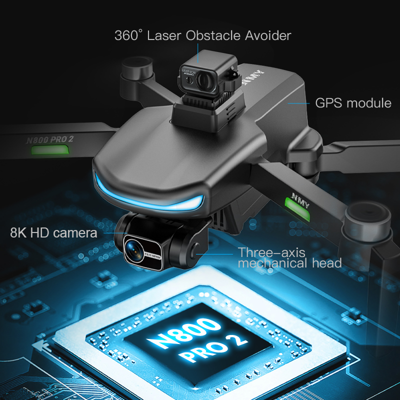 N800 PRO 2 GPS Drone Professio - Drone Surveying ulasan dan harga