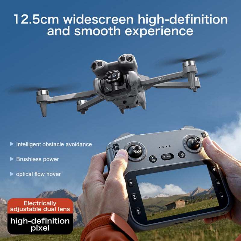 GT50 Mini Drone Dual Camera 8K - Drone Surveying ulasan dan harga